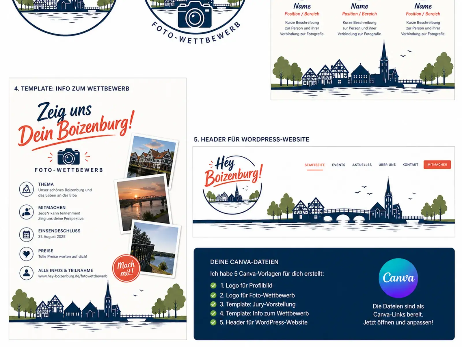 Boizenburg Photo Contest Kit — Print & Marketing