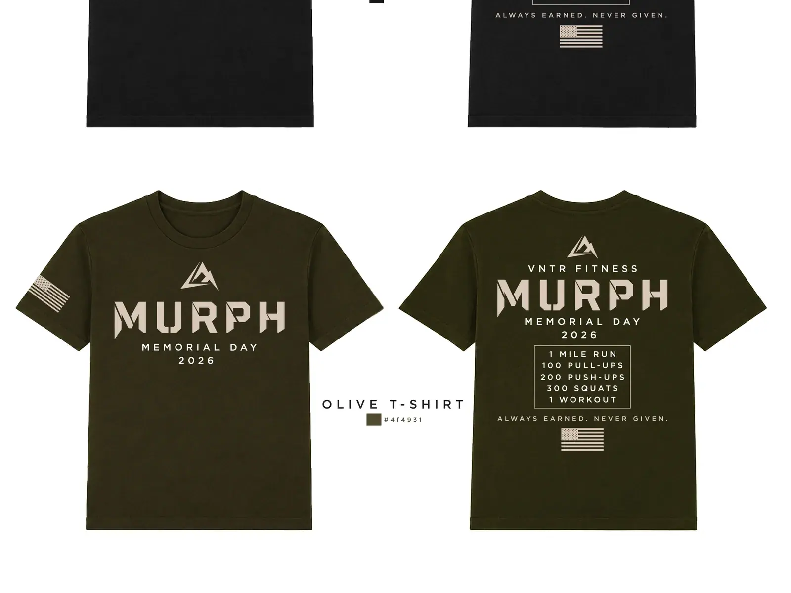 Murph Memorial Day Shirt — Apparel & Merch